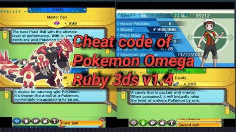 Citra Emulator Pokemon Omega Ruby 3DS on SD680 Vivo Y35 Cheat Code 60 fps and No Outline