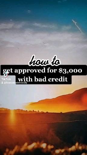 3k Loans For Bad Credit