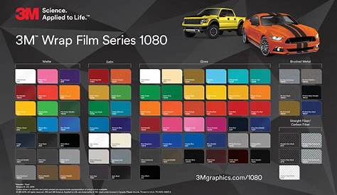 3m 1080 Vinyl Wrap Colors 3M Satin Specialty Series Car (5ft X 25ft