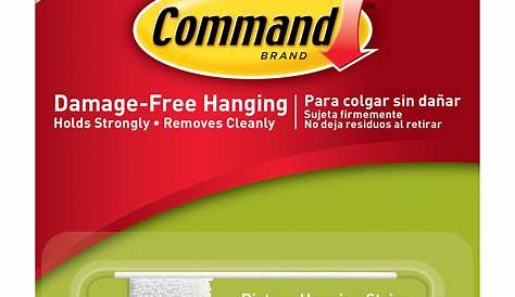 3m Command Poster Strips 3M Small 12 Pack Robert Dyas
