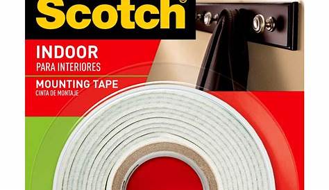 3M Scotch Reusable Double-Sided Mounting Tapes (Package of 6/18/72)