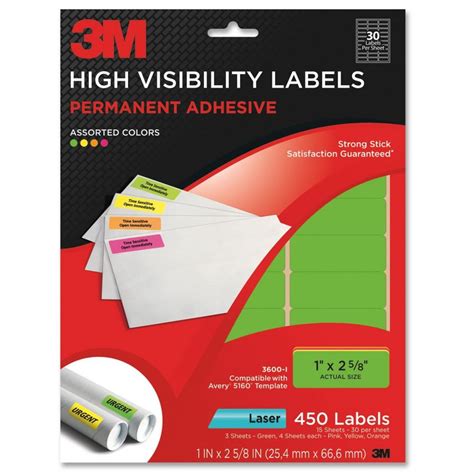 3M Com Labels Templates