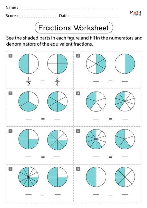 16 Best Images of 3rd Grade Fraction Practice Worksheets Fraction