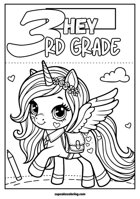 3rd Grade Coloring Worksheet