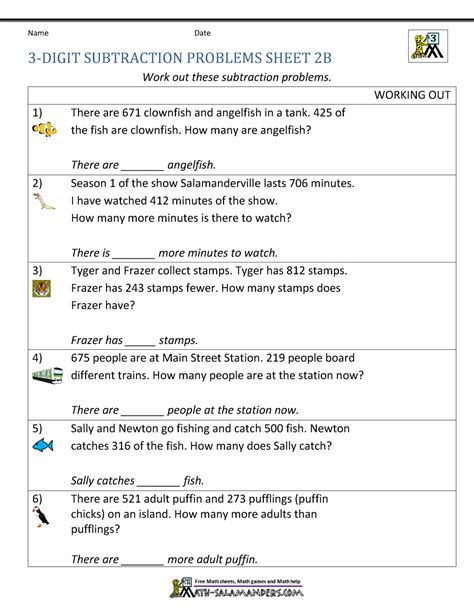 Step Up Your Math Game: Get Ahead with Fun-Filled 3rd Grade Addition and Subtraction Word Problem Worksheets!