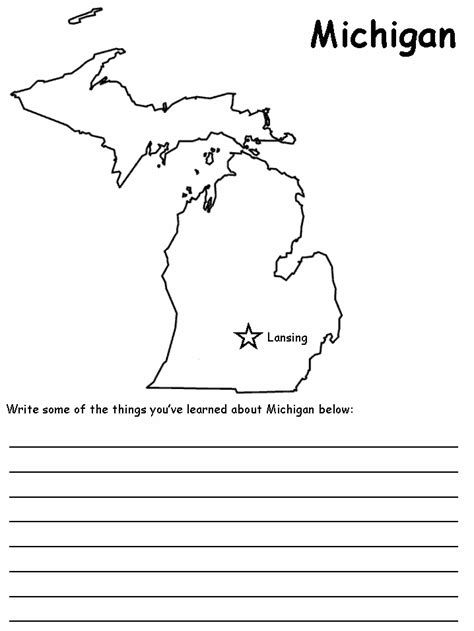 Unlock Your Child's Love of Michigan History with Our Fun 3rd Grade Worksheets!