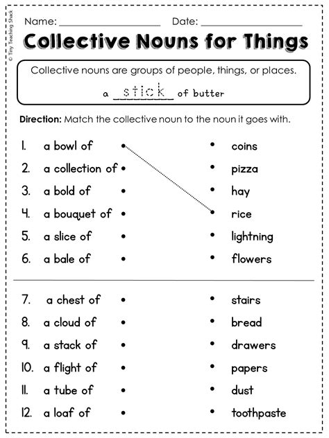 Unlock Your Child's Potential: Fun and Engaging 3rd Grade Noun Worksheets PDFs