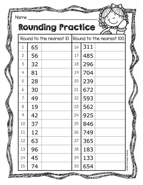 3rd Grade Rounding Worksheets
