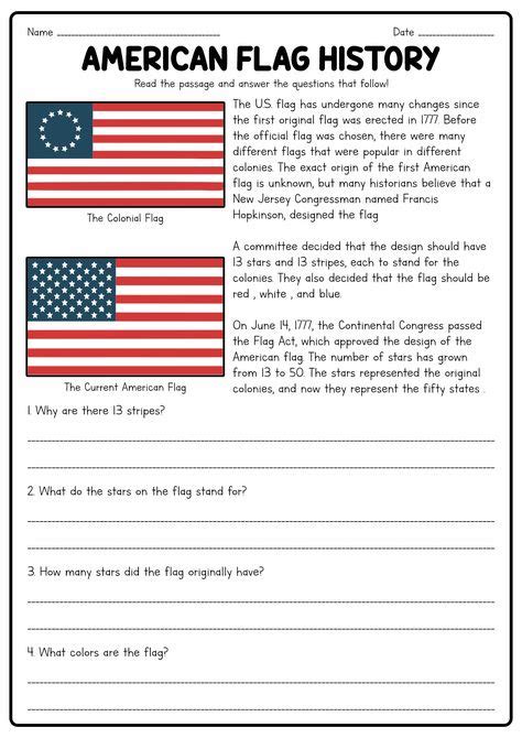 Unlock the Fascinating Past with Our 3rd Grade US History Worksheets!