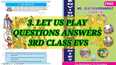 3rd class evs book question answer