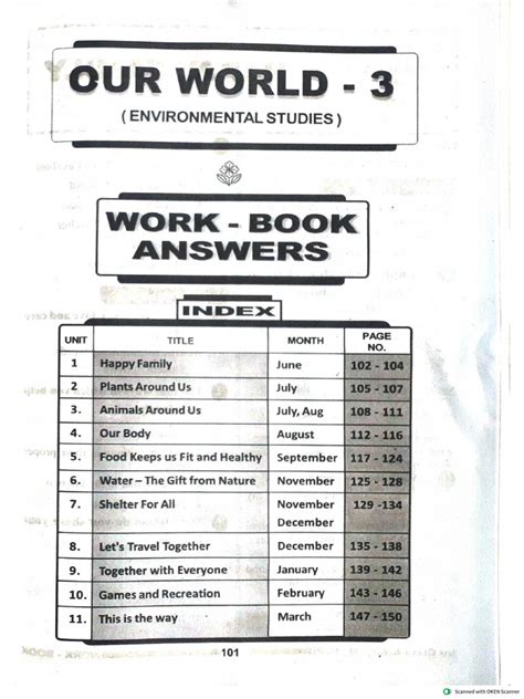3rd class evs work book question answer