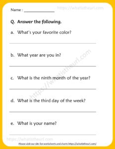 3rd class question answers