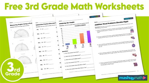 3Rd Grade Math Comprehension Worksheets