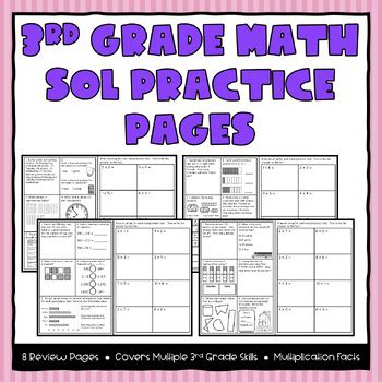 3Rd Grade Math Sol Worksheets