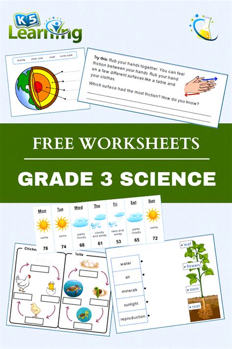 3Rd Grade Science Worksheets Printable