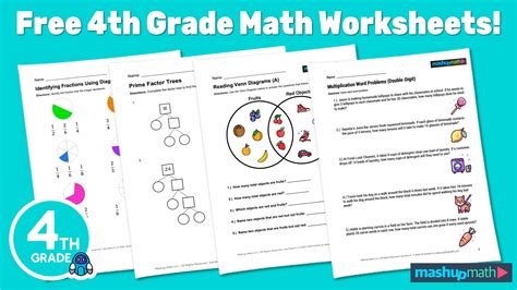 3Rd Grade To 4Th Grade Math Worksheets