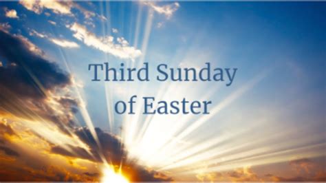 3rd sunday of easter 2023 readings