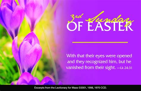 3rd sunday of easter bulletin covers