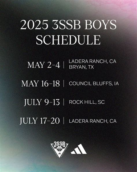 2024 3ssb Schedule: Unveil Early Game Matchups and Key Dates