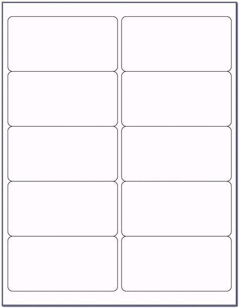 3x2 Label Template Word