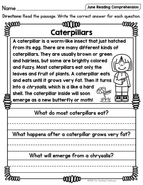 4 Year 4 Reading Comprehension