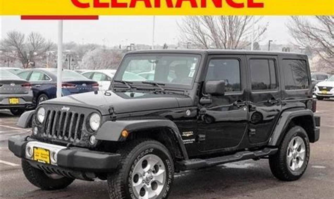 4 door jeep wrangler for sale craigslist