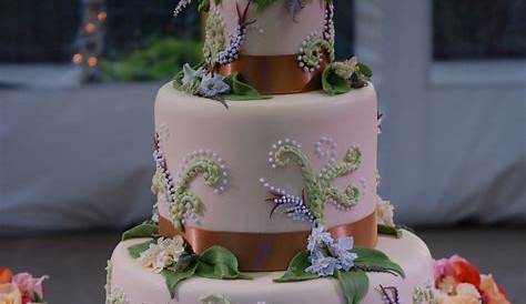 4 Layer Wedding Cake Design Simple Three
