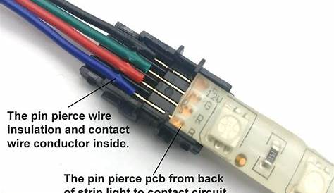 4 Pin Rgb Led Strip Connector Buy KWB LED 5050 RGB Light Conductor
