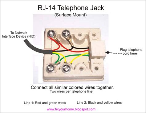 Rj11 To Rj45 Wiring Diagram Dolgular Phone jack, Phone cables