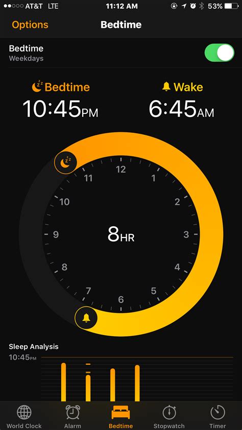 4:  The bedtime function may be disabled