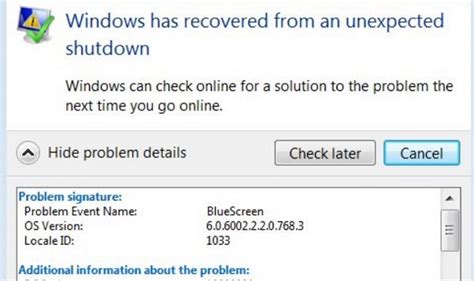 4: Unexpected Shutdown
