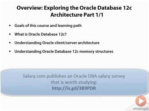 4 . [ Pluralsight ] Oracle database 12c fundamental
