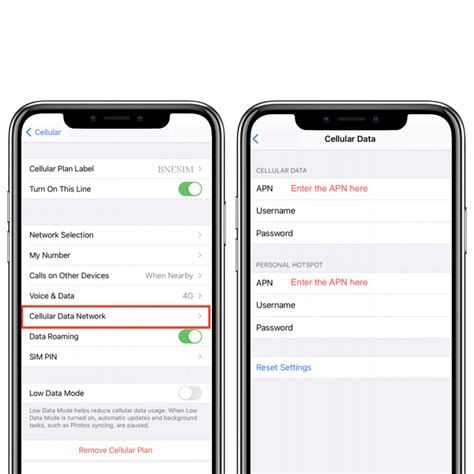 4 . AXIS APN place setting