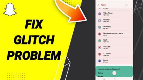 4 . Snapchat App induce a glitch