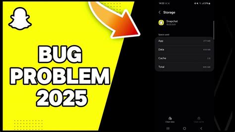 4 . Snapchat App throw a bug