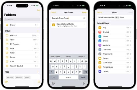 4 . make Smart Folders