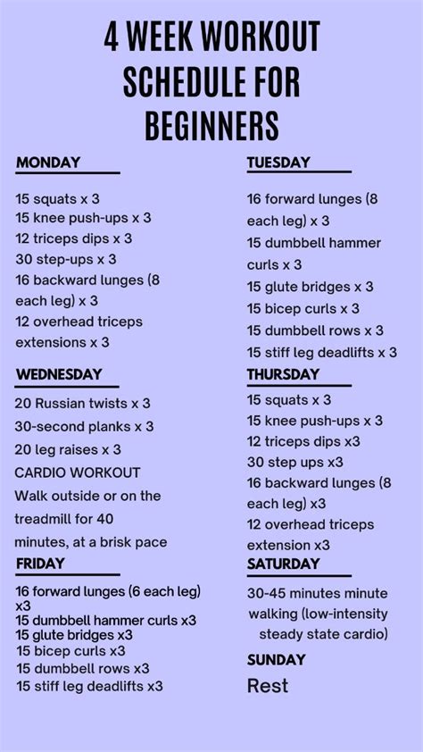 4 6 Week Workout Routines