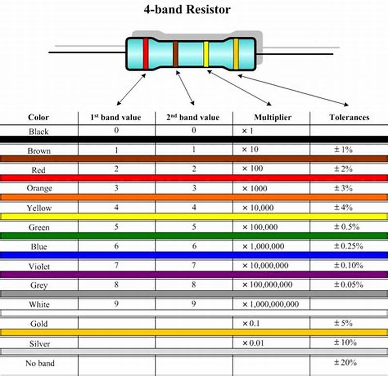 4 Band Color Code Resistor Chart