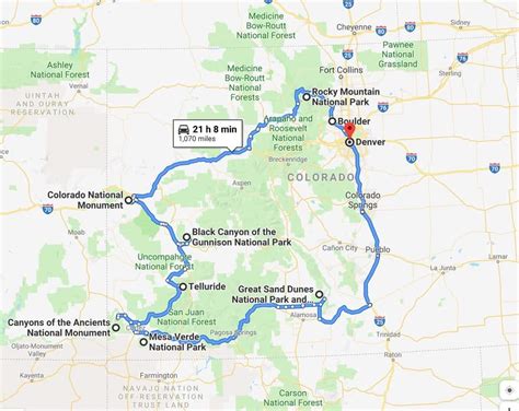 Beginner’s Travel Guide WeekLong Colorado Road Trip Itinerary Road