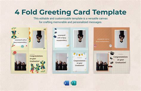 4 Fold Card Template Word – Free Editable Template & Examples - Great ...