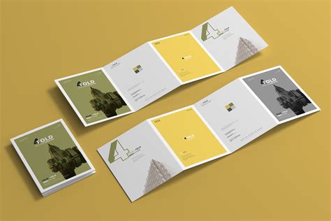 4 Fold Leaflet Template