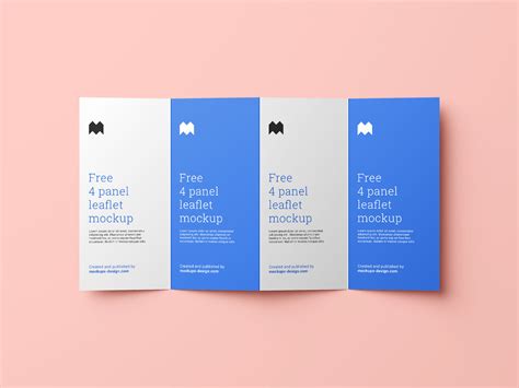 4 Panel Accordion Fold Brochure Template