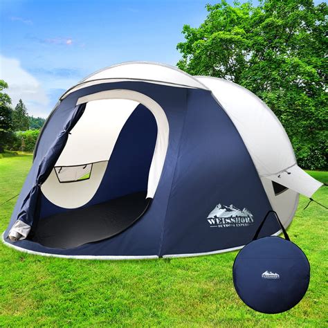 Experience Ultimate Camping Comfort with Our Spacious 4 Person Pop Up Tent - Perfect for Outdoor Adventures!