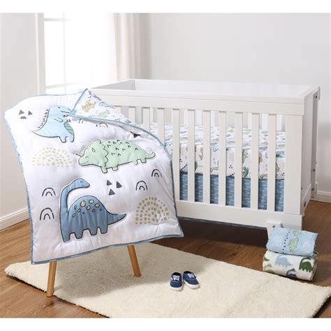 4 Piece Baby Crib Bedding Set