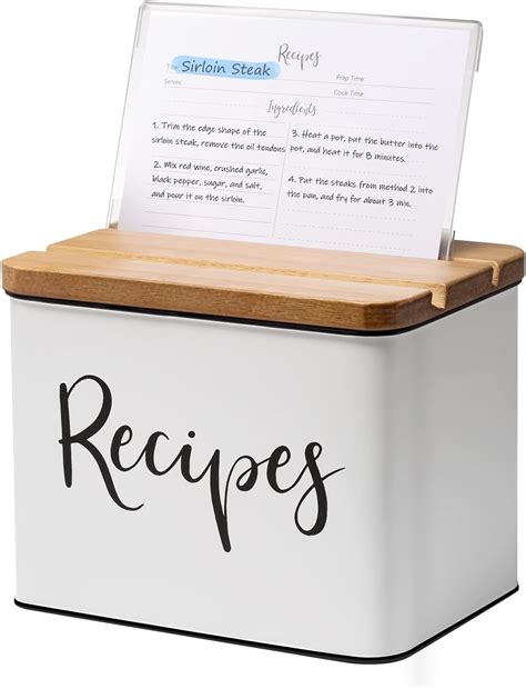 4 X 6 Recipe Card Box