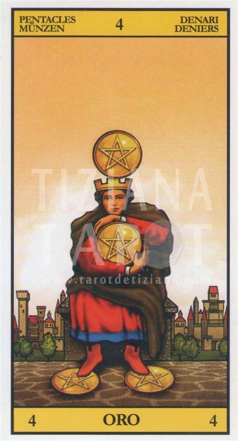 4 de oros tarot