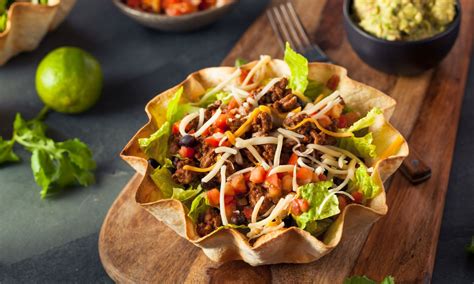 4 different types of taco shells