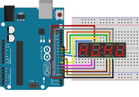 4 digit 7 segment display verilog code