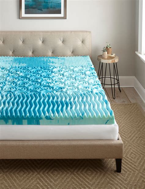 4 inch gel memory foam mattress topper full size