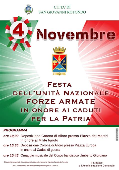 4 novembre festa forze armate